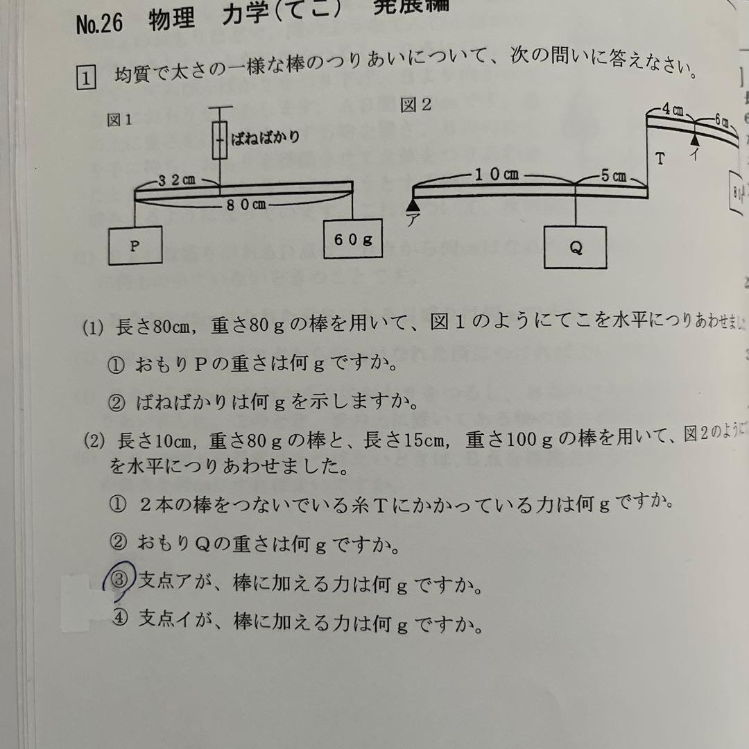 希学園 小6 理科スペシャルプリント