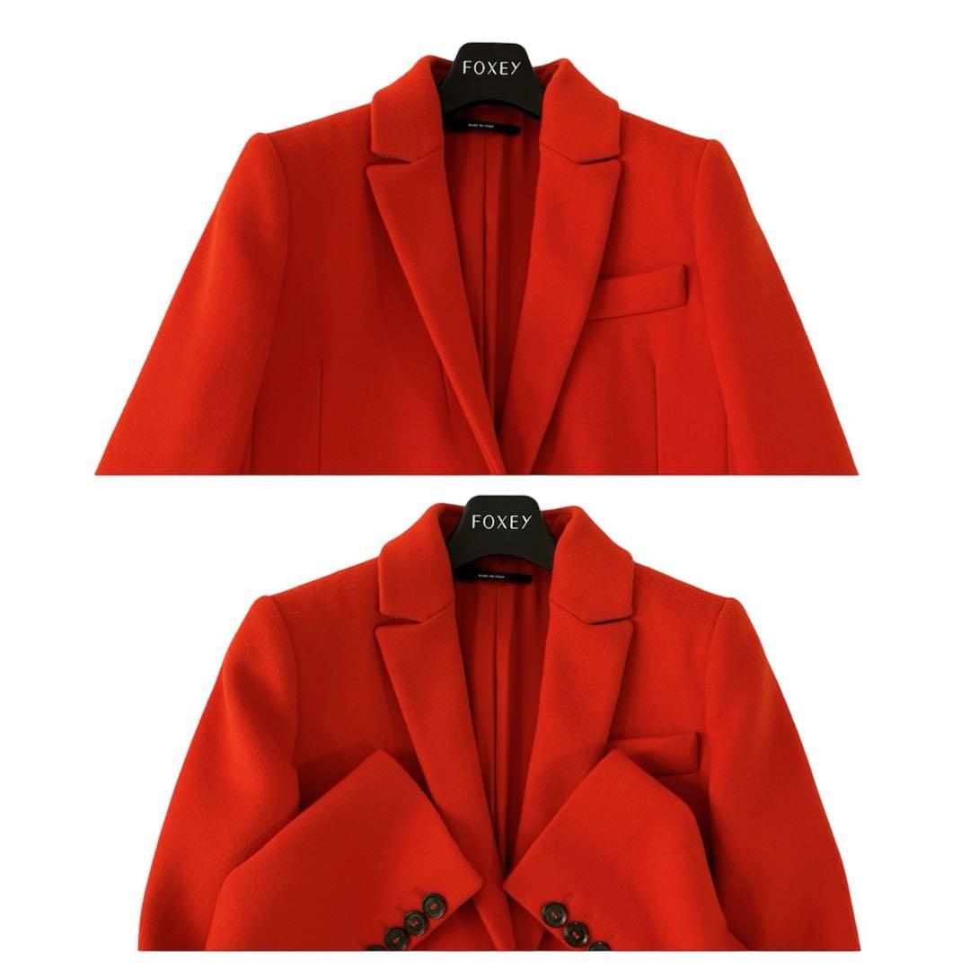 未使用級☆GUCCI☆チェスターコート ウール ロング オレンジ サイズS相当