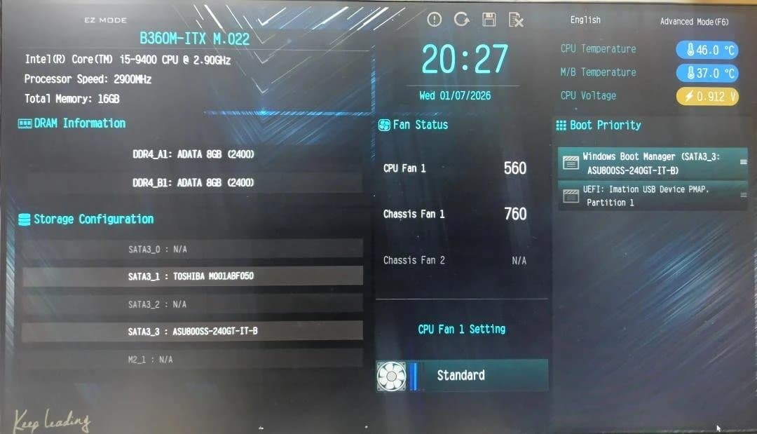 コンパクトゲーミングPC　i5-9400 16Gb GTX-970