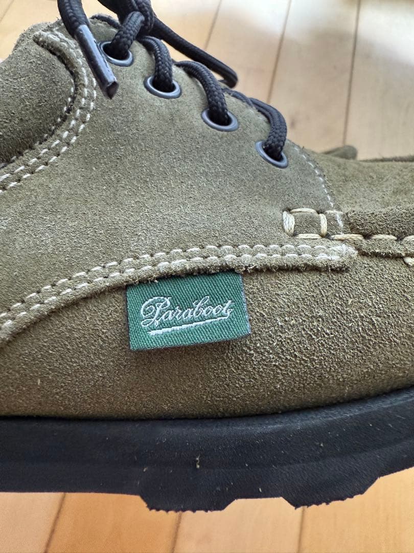 パラブーツ ティエール スエードレザー モカシン シューズ スペイン製