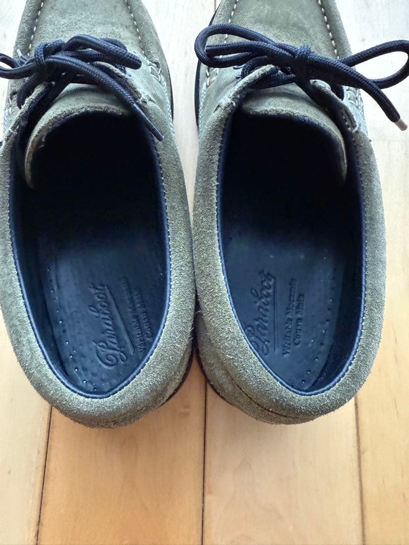 パラブーツ ティエール スエードレザー モカシン シューズ スペイン製