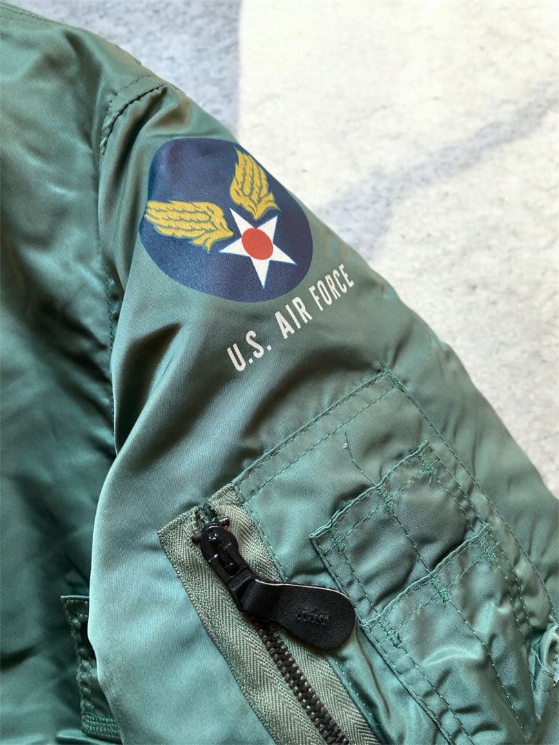 MA-1 フライトジャケット USA製 U.S.AIR FORCE グリーン M