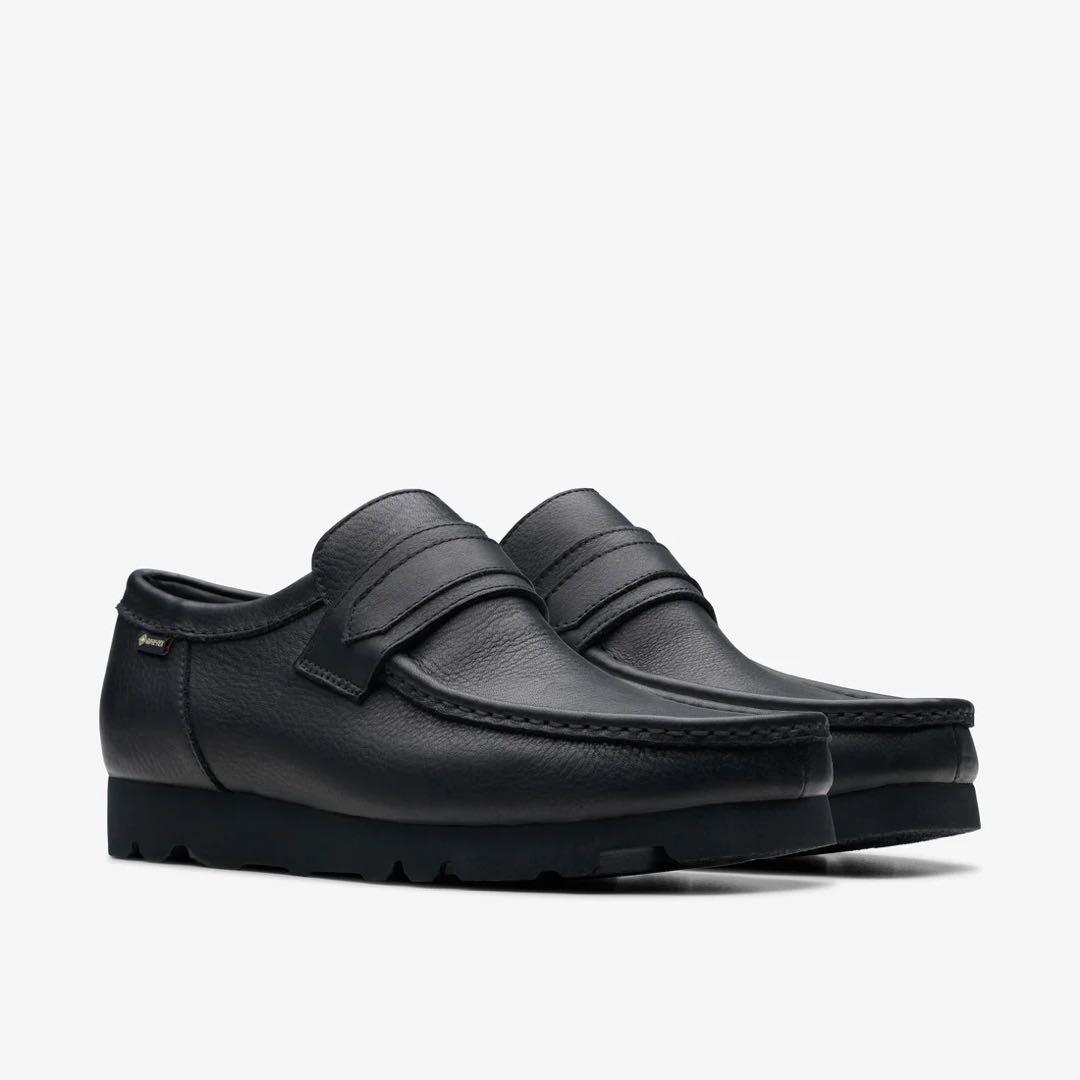 靴 Clarks Originals WallaLoaferGTX Black