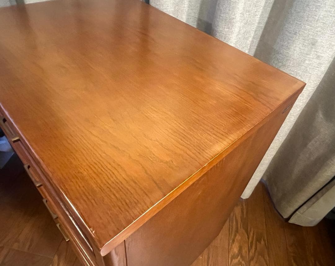 カリモク コロニアル サイドキャビネット 4段収納 チェスト