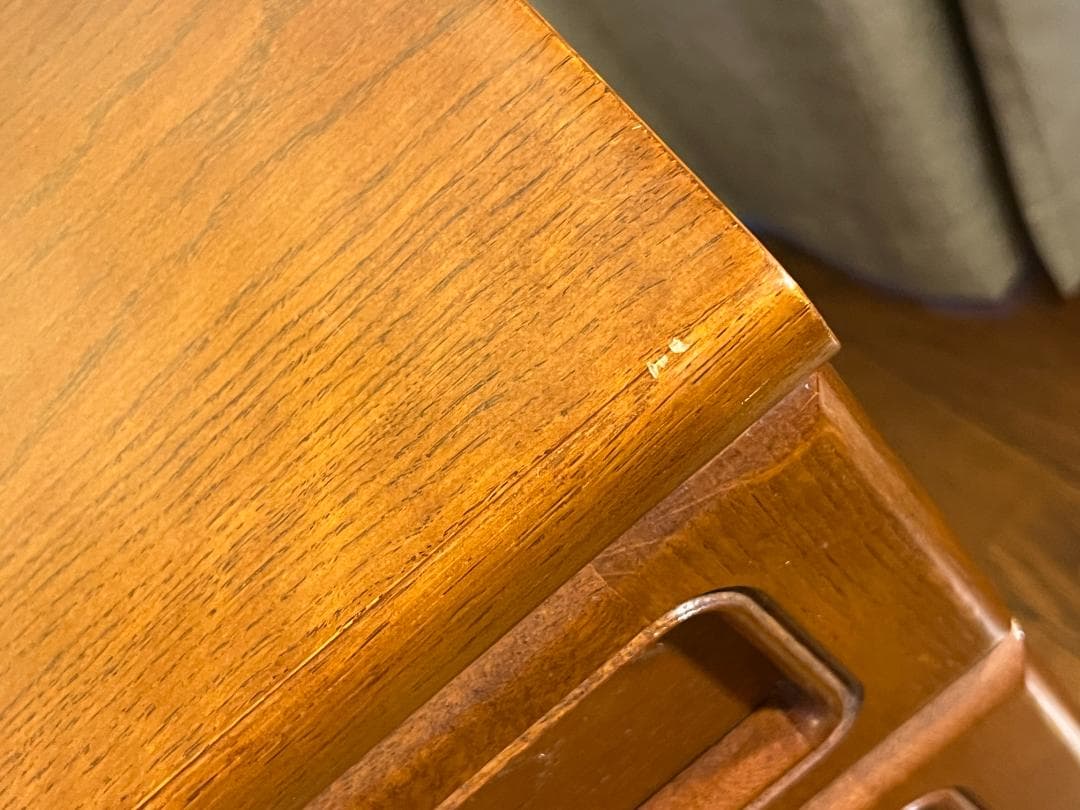 カリモク コロニアル サイドキャビネット 4段収納 チェスト