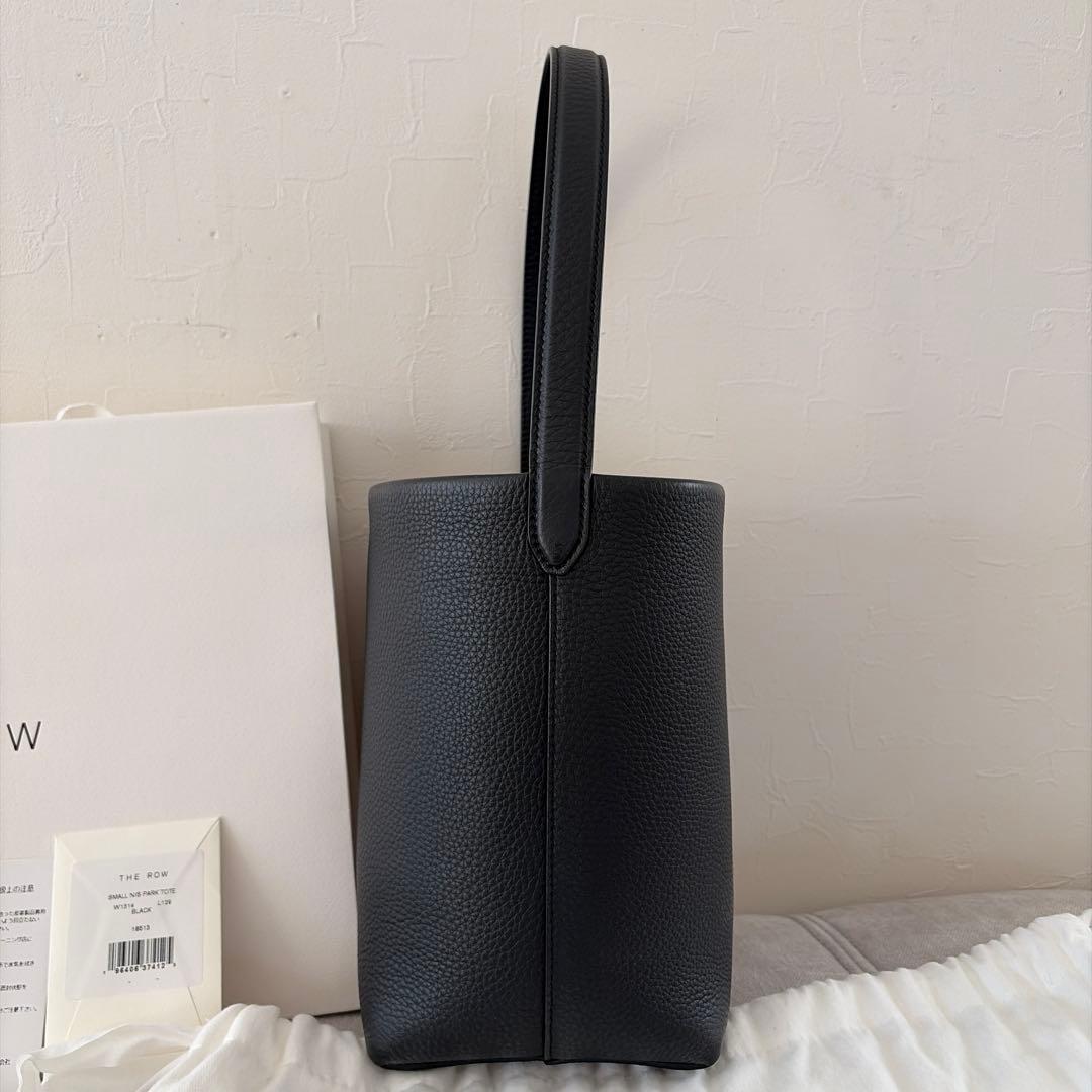 THE ROW ザロウ パークトート スモール 新刻印 型押しロゴ ブラック
