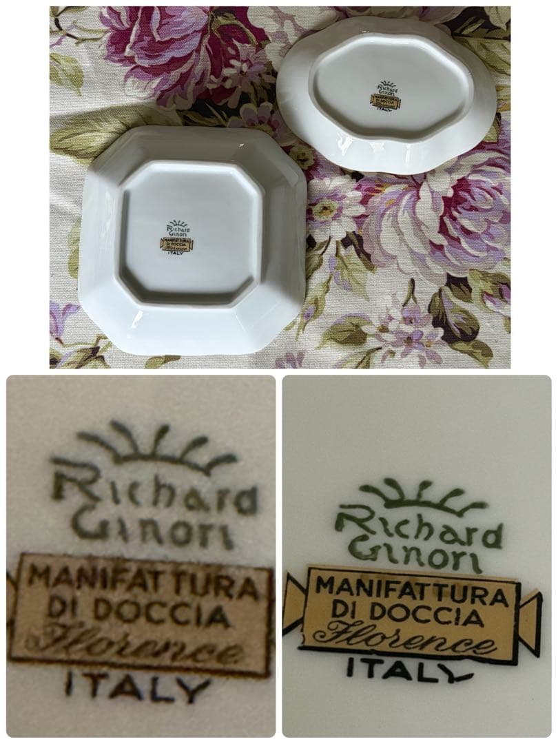 【希少品】リチャードジノリ★インペロフィレンツェ★プチプレート　2枚