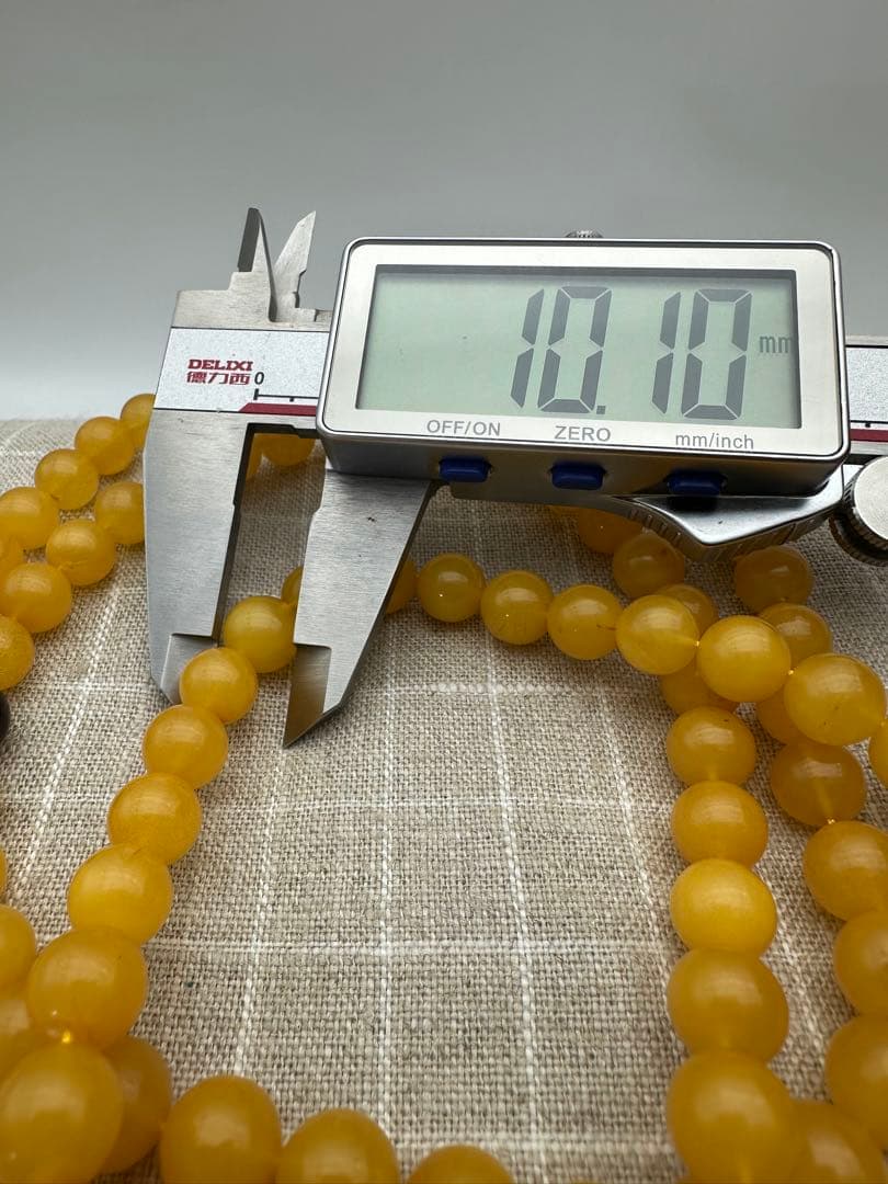 ☆天然☆ バルト海産 天然アンバー 琥珀 蜜蝋ネックレス アクセサリー 綺麗美品