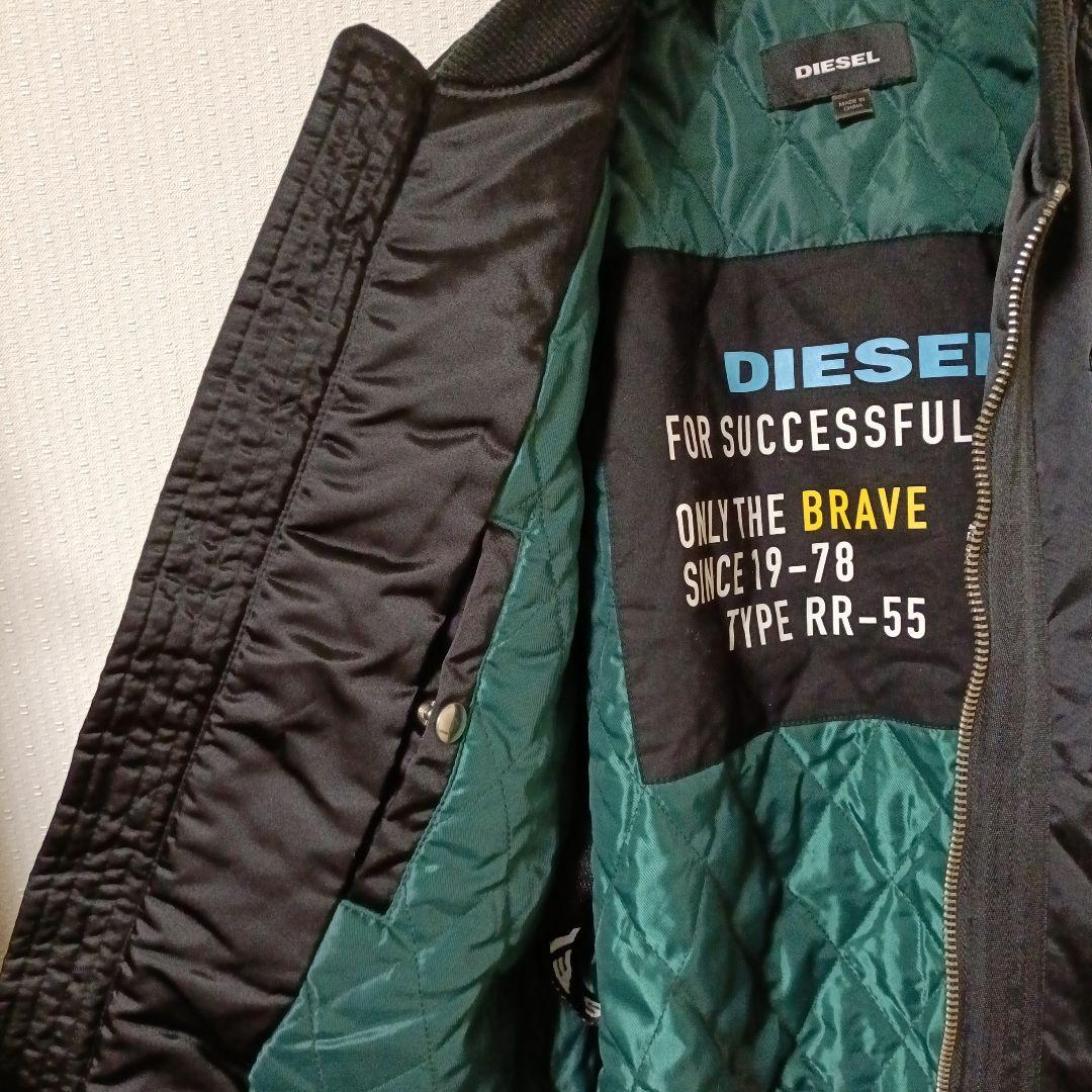 DIESEL MA-1 フライトジャケット ブラック Mサイズ