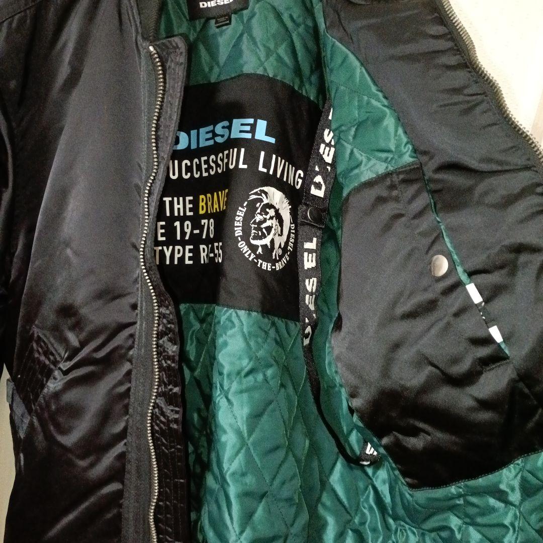DIESEL MA-1 フライトジャケット ブラック Mサイズ