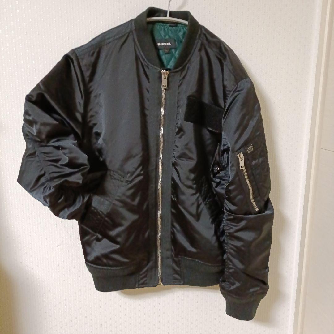 DIESEL MA-1 フライトジャケット ブラック Mサイズ