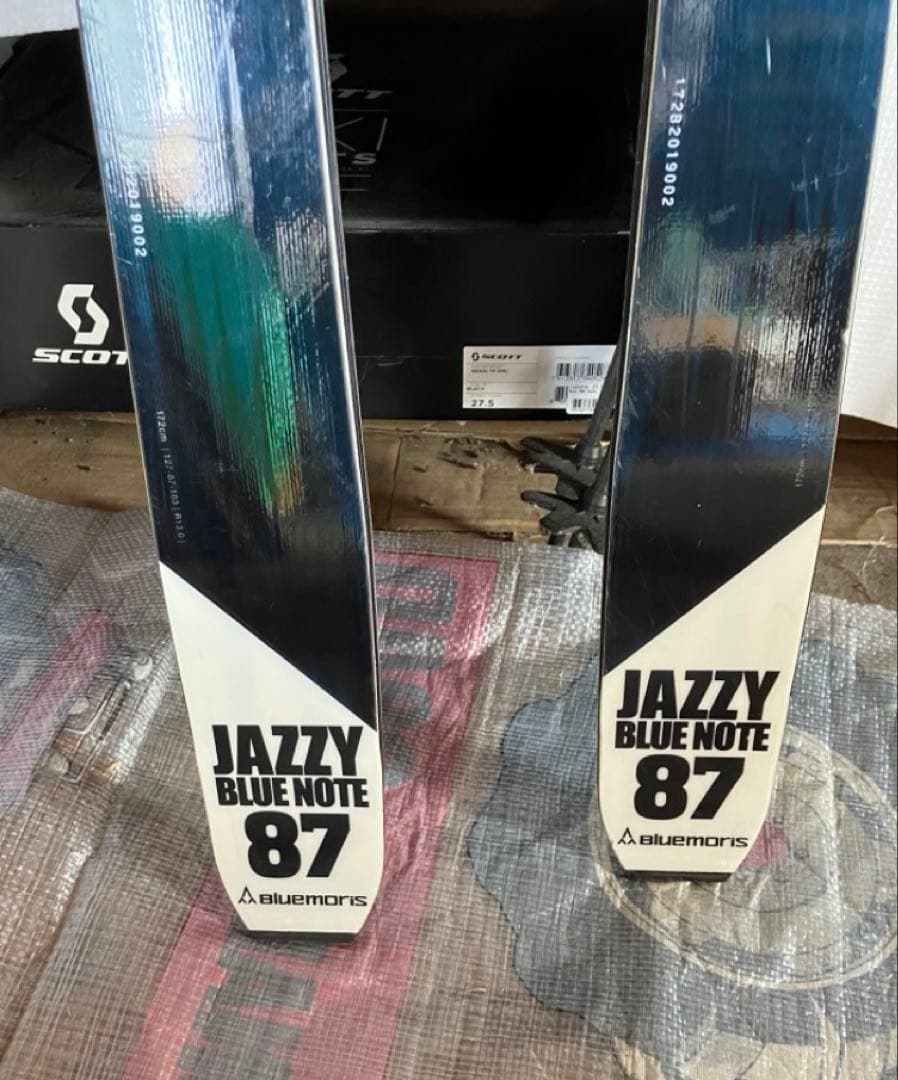 テレマークスキー板　ブルーモリス JazzyBlueNote 172㎝