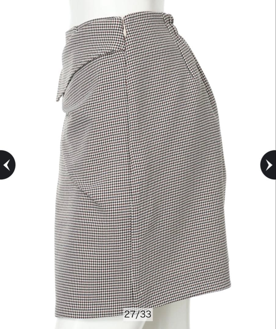 【Mystrada】リボンモチーフミニスカート