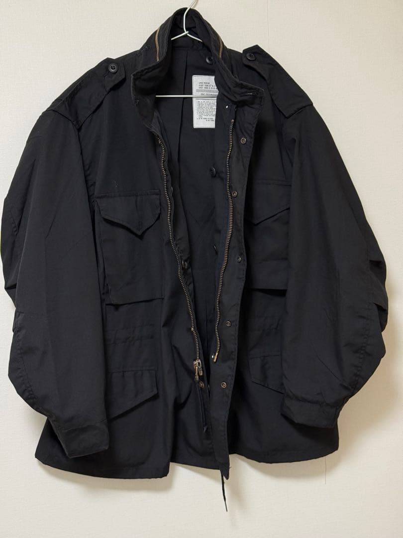 m65フィールドジャケットブラック80-90s USA製