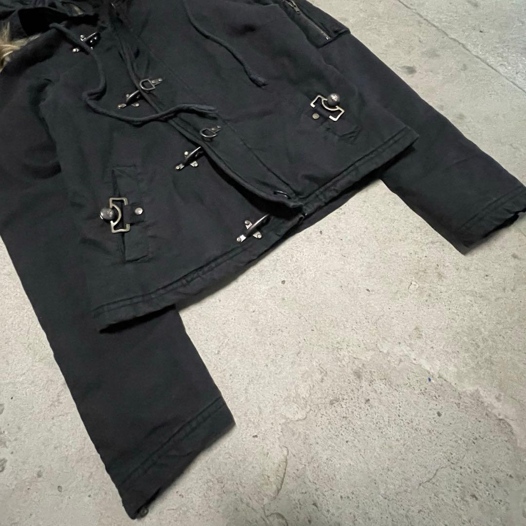 archive N2B type fur bomber jacket y2k 黒