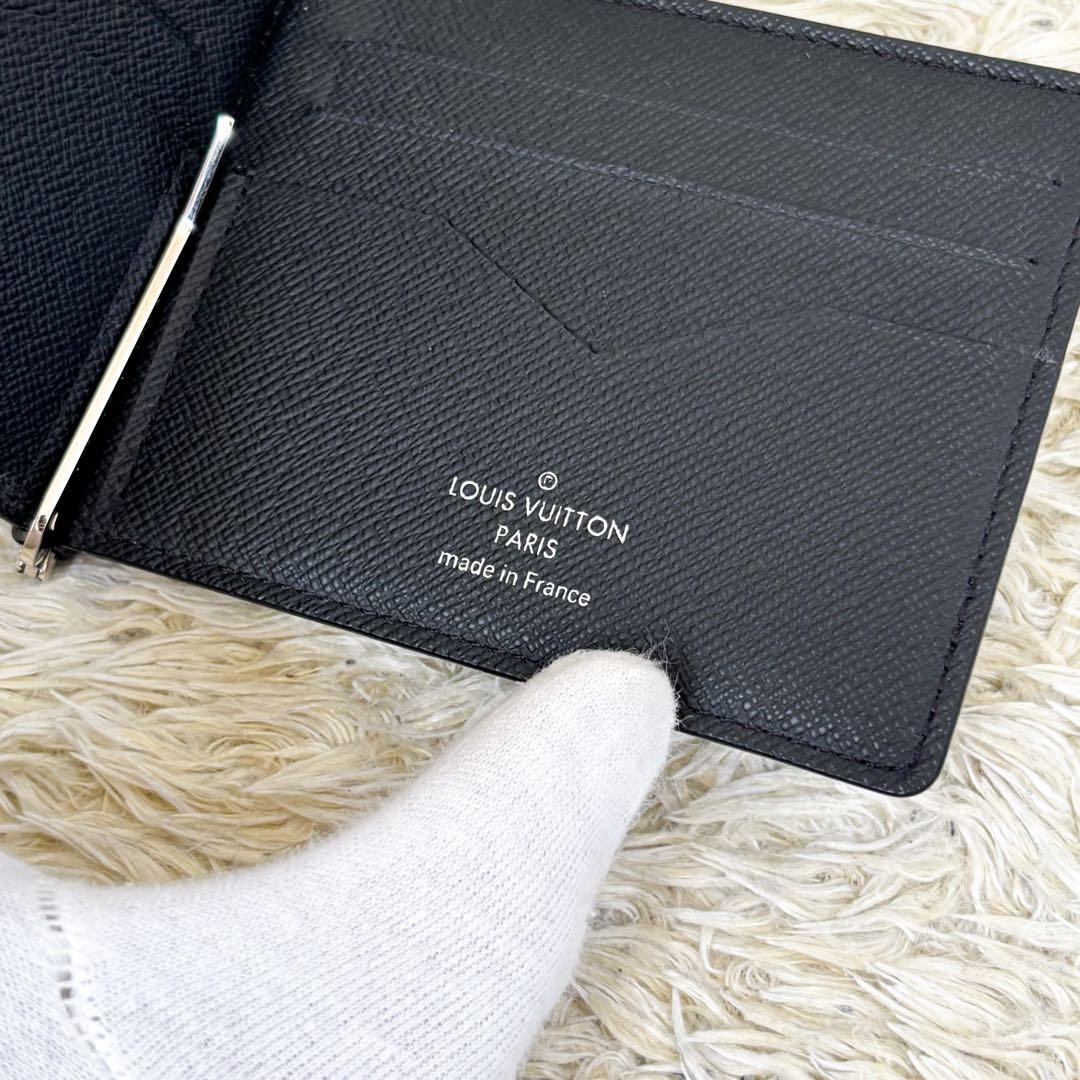 IC内蔵【極美品】ルイヴィトン タイガ ポルトフォイユ パンス マネークリップ