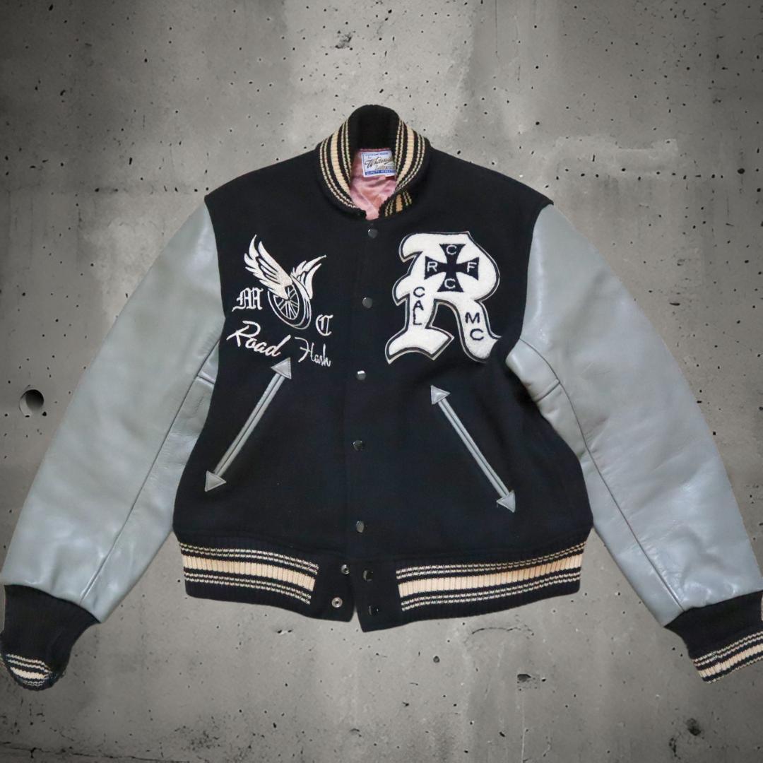 ホワイツビル/WHITESVILLE スタジャン セミデコ 袖革 サイズ40