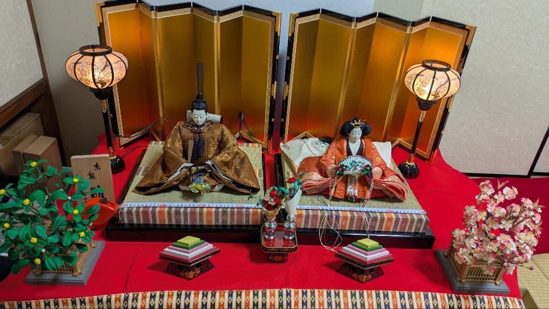 平安一甫作　有職京雛人形　ひな人形