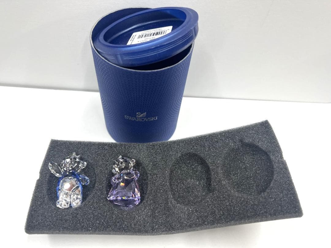 スワロフスキー クリスベア プリンス&プリンセス ケース箱付き