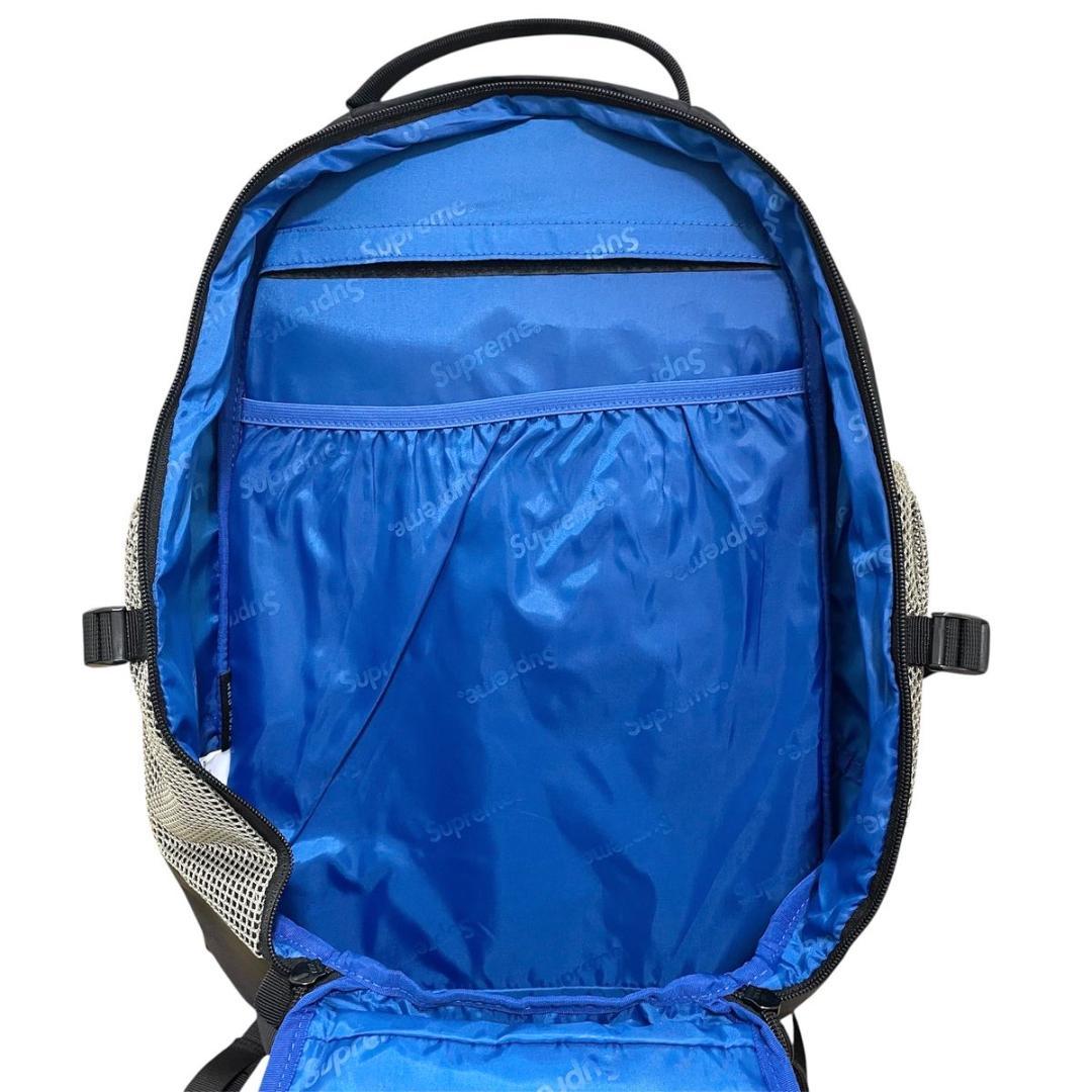 シュプリーム バックパック リュックサック 3D ロゴ 青 ブルー 黒 ブラック