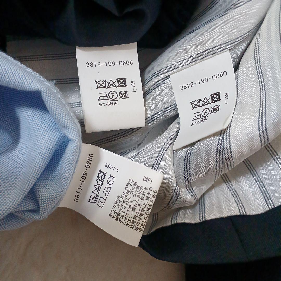 美品✨グリーンレーベルリラクシング　フォーマルスーツセット　金ボタン　ネイビー