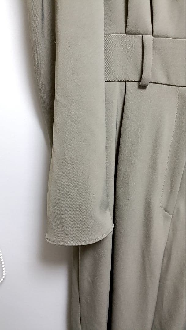 アニュアンス　テーラードオールインワン　M　anuans グレー