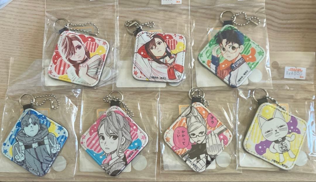 ダンダダン レザーチャーム　キーホルダー　ストラップ　合皮　セット