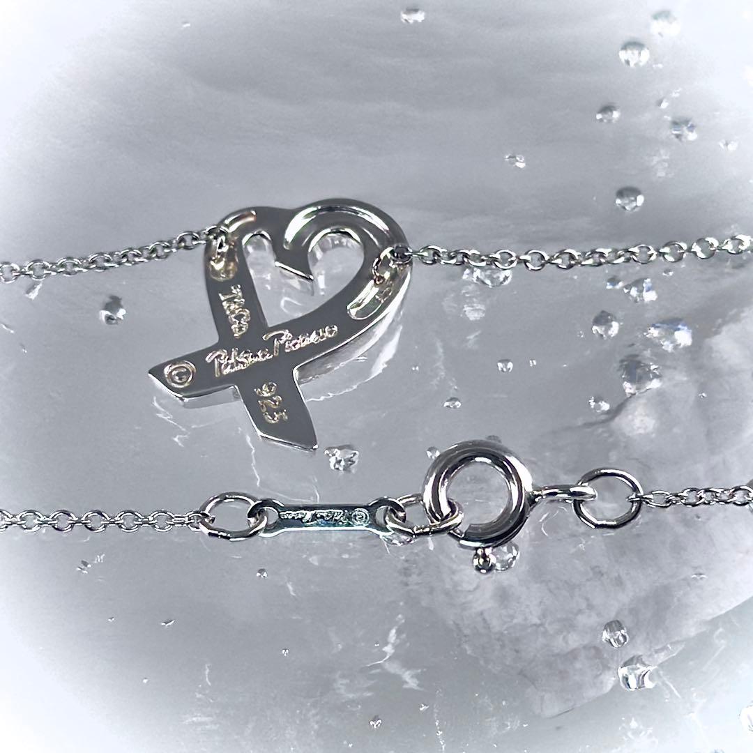 T&Co. ティファニー ラビングハート ダイヤモンド ネックレス AG 925