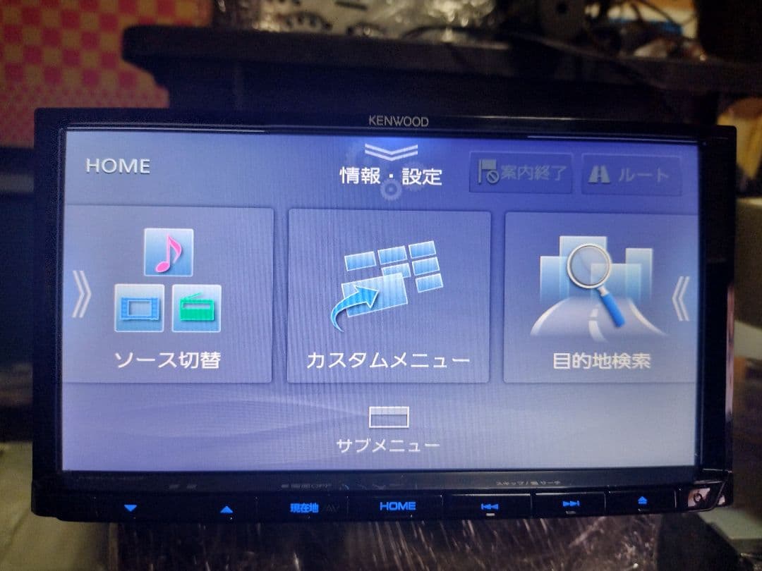 ケンウッドナビMDV-L407　中古品