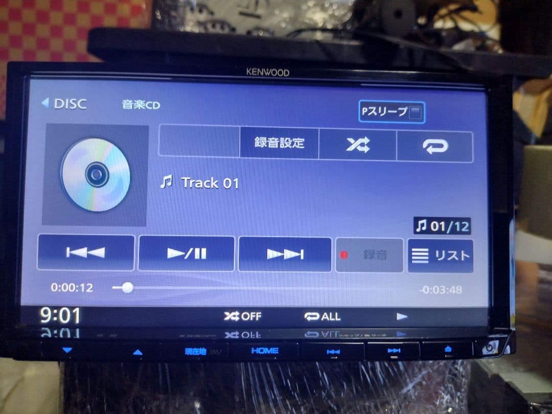 ケンウッドナビMDV-L407　中古品