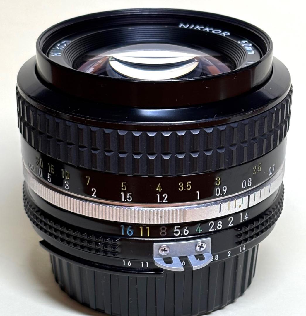Nikkor Ai 50mm f1.4フィルムカメラ用レンズ(# 4145)