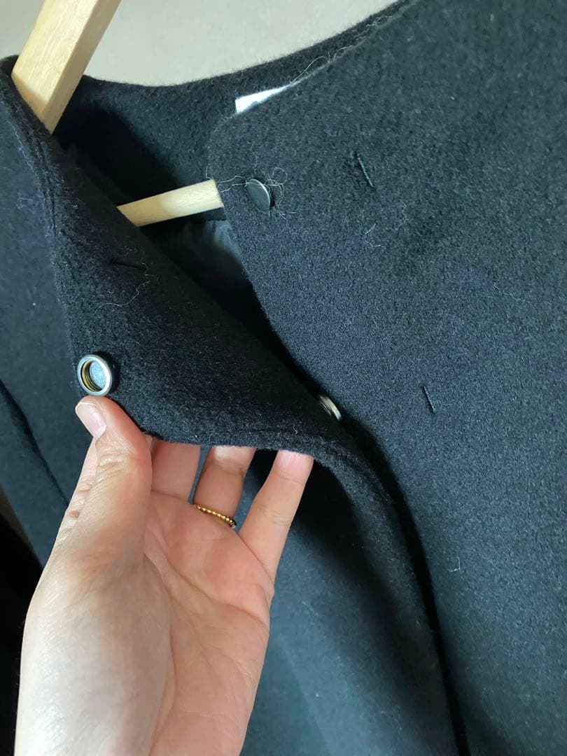 ellie ケープコート　ブラック