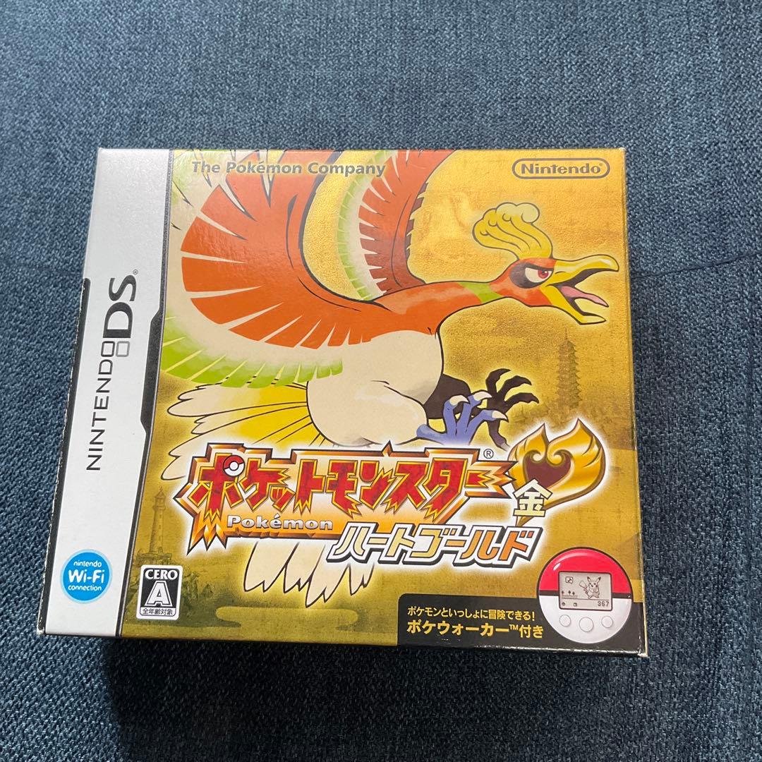 ポケモン　ハートゴールド　箱とポケウォーカー　ソフト無し