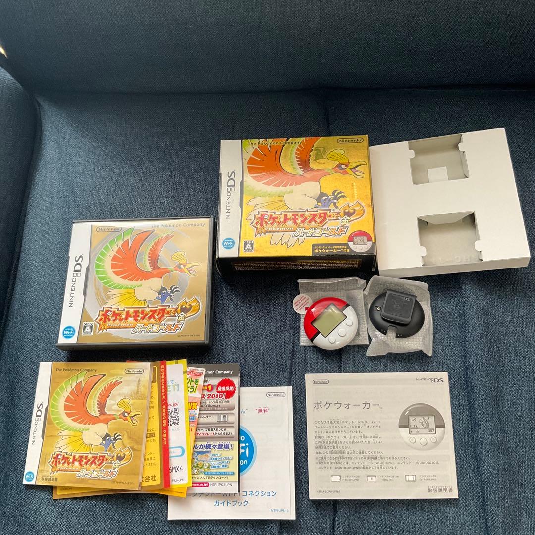 ポケモン　ハートゴールド　箱とポケウォーカー　ソフト無し