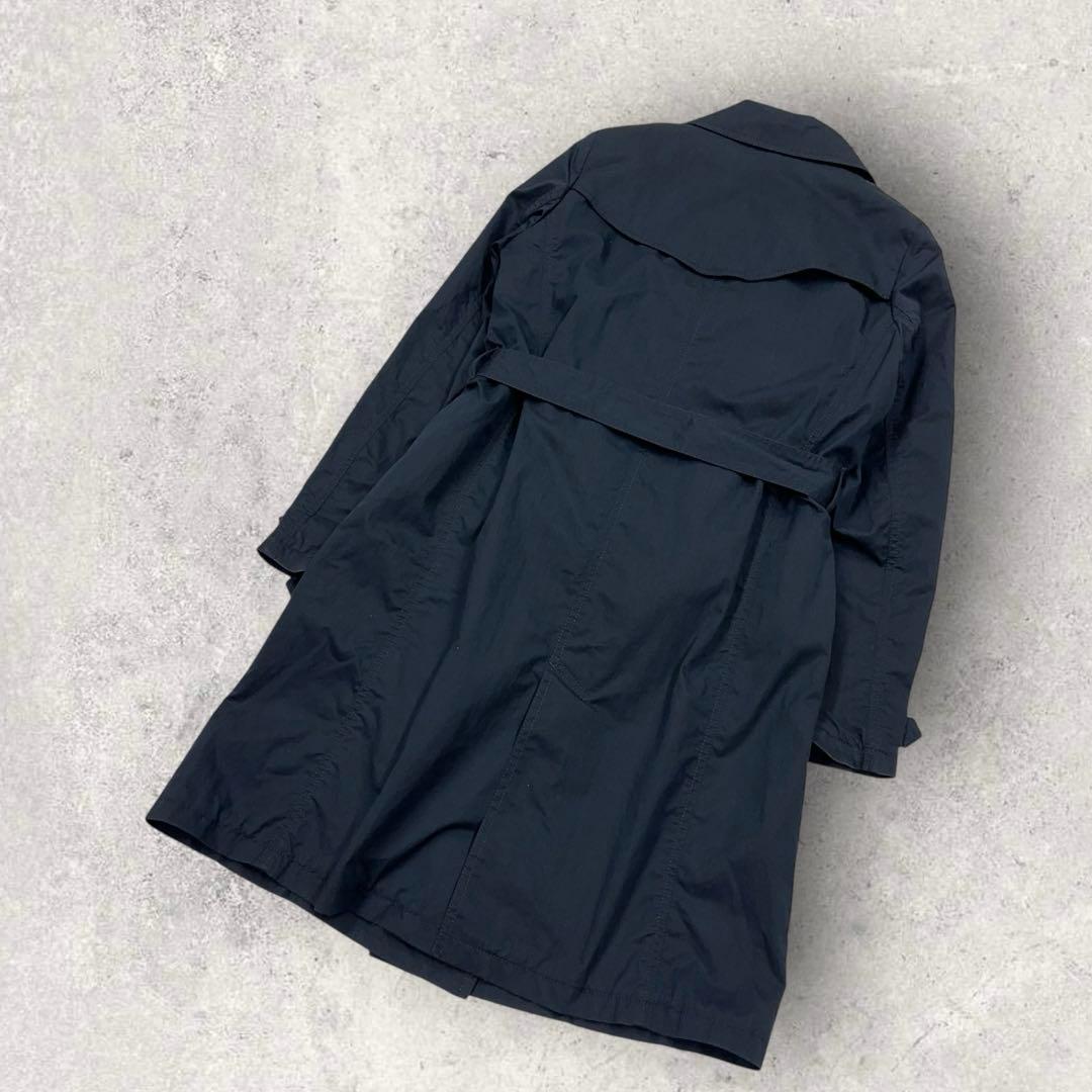 11642【美品】TATRAS ダウンライナー付きトレンチコート　ロゴワッペン