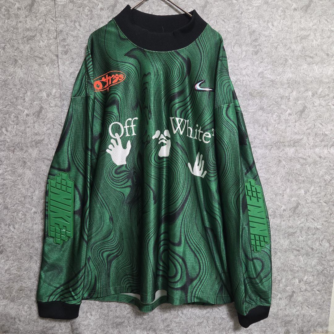 Nike x Off-White ゲームシャツ　長袖　ロンT　総柄
