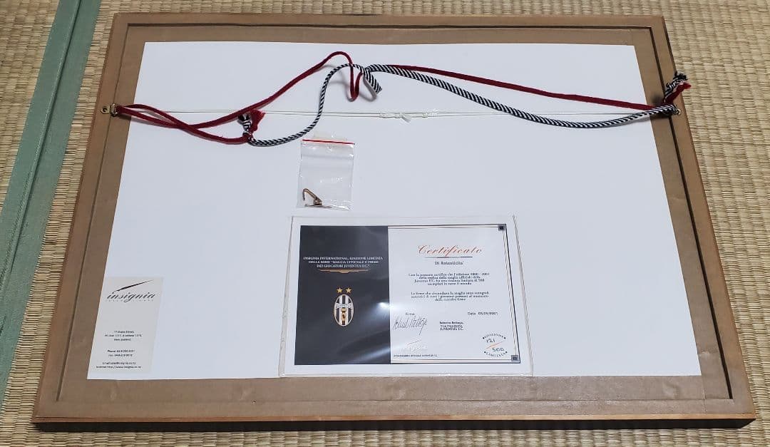 d*7様 500個限定 ユベントス 22名　サインユニホーム ジダン デルピエロ