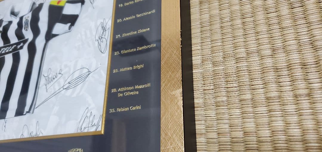 d*7様 500個限定 ユベントス 22名　サインユニホーム ジダン デルピエロ