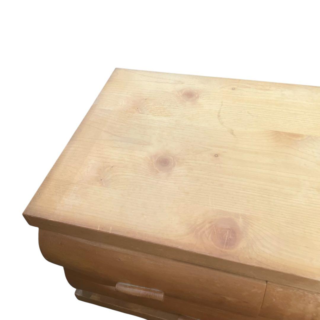 デンマーク産　北欧ヴィンテージ ２段 ローチェスト 北欧家具 サイドテーブル