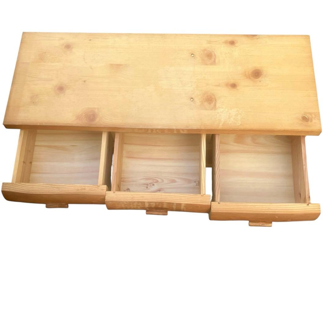 デンマーク産　北欧ヴィンテージ ２段 ローチェスト 北欧家具 サイドテーブル