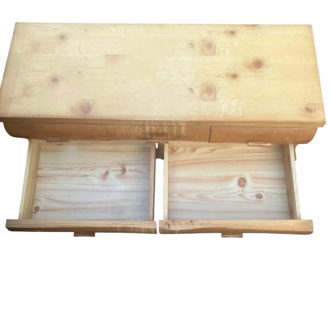 デンマーク産　北欧ヴィンテージ ２段 ローチェスト 北欧家具 サイドテーブル