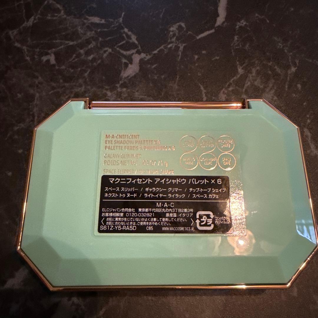 MAC 今季限定 マクニフィセント アイシャドウパレット 6色