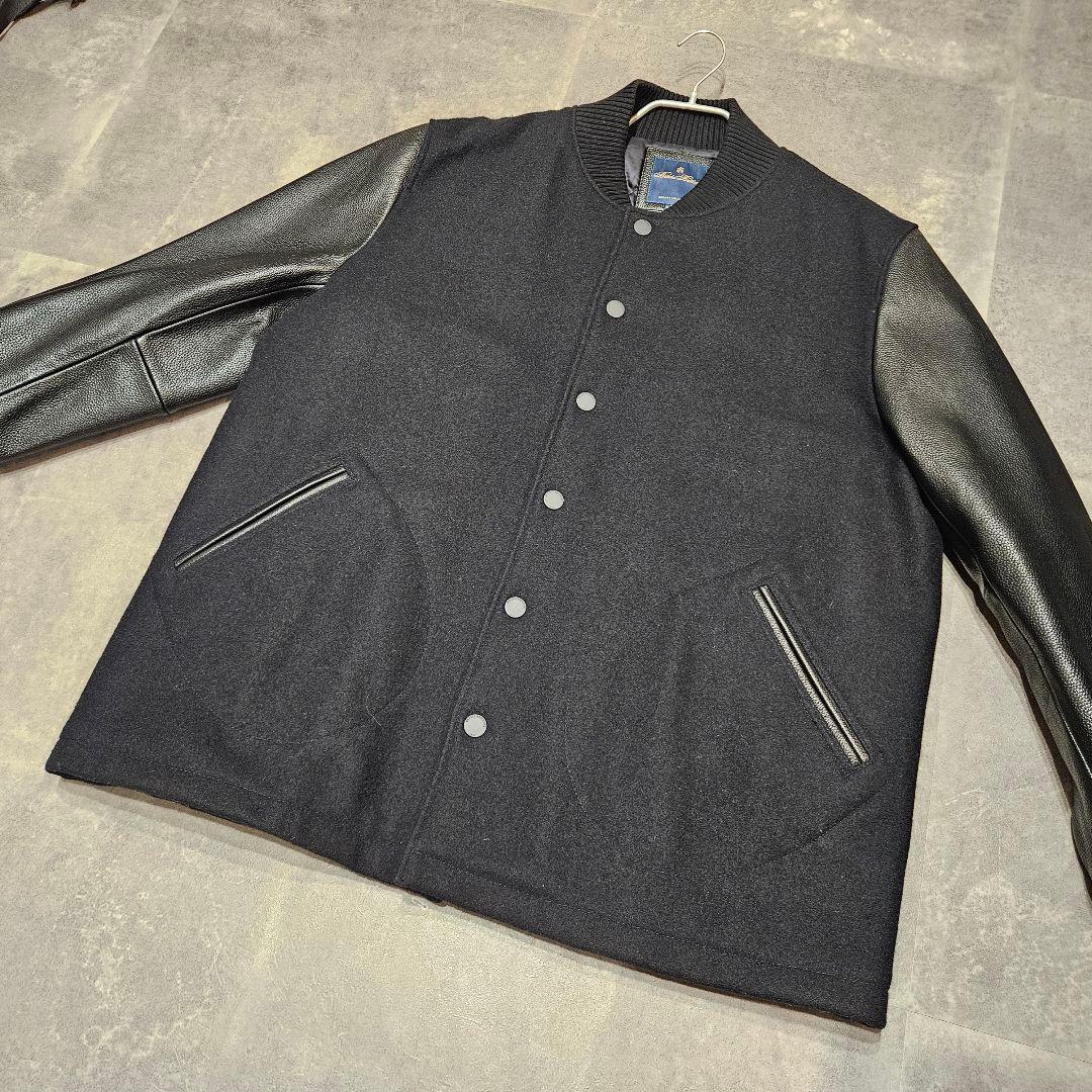 ブルックスブラザーズ×EDIFICE 牛革 スタジャン