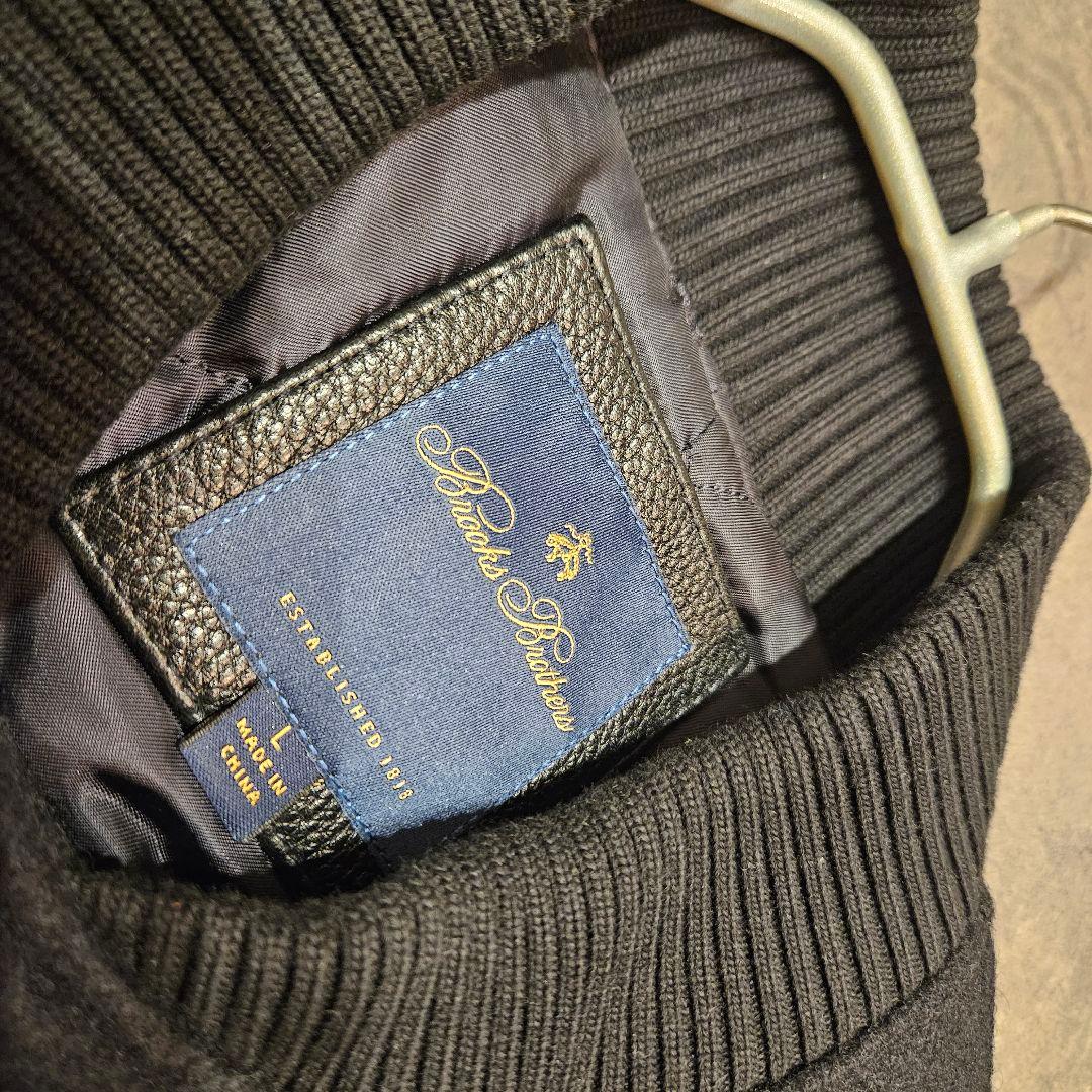 ブルックスブラザーズ×EDIFICE 牛革 スタジャン