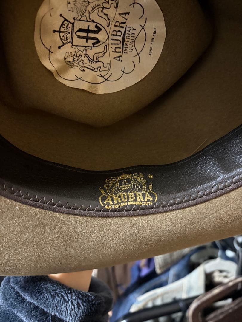 AKUBRA ウェスタンハット　アメカジ　カウボーイ　レトロハット