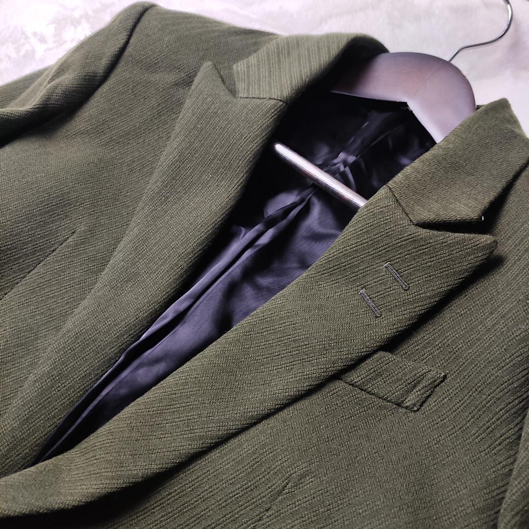 美品　kirov　DOUBLE BELTS CHESTER COAT　緑　1　S