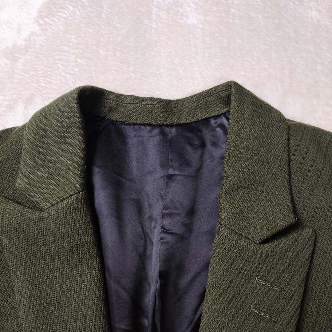 美品　kirov　DOUBLE BELTS CHESTER COAT　緑　1　S