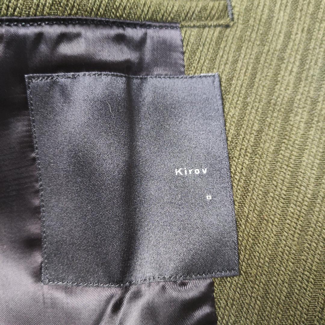 美品　kirov　DOUBLE BELTS CHESTER COAT　緑　1　S