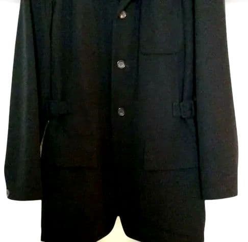 yohji yamamoto pour hommeウエストバックル調整ギャバジン