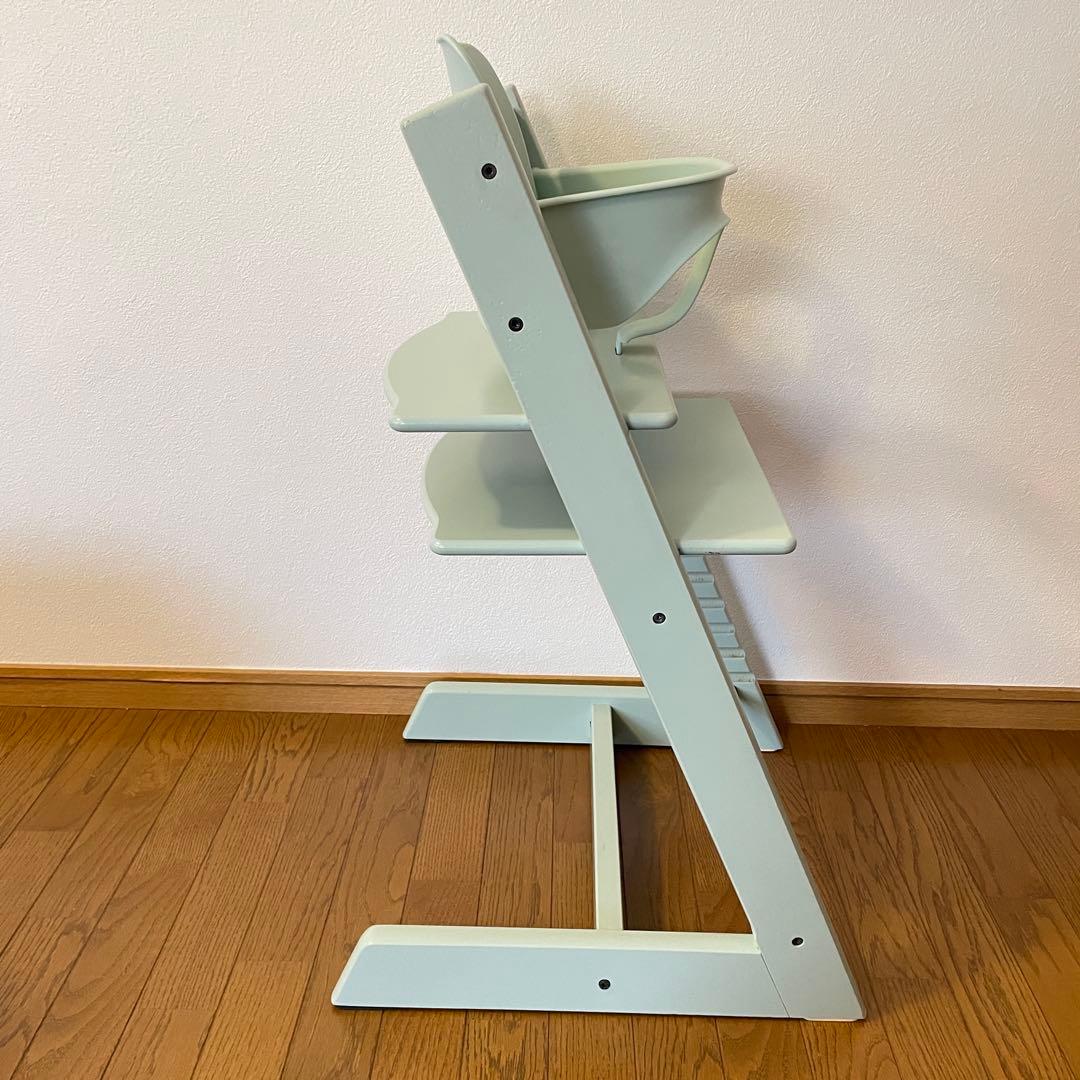 ストッケ　トリップ トラップ　ベビーチェア+ベビーセット　ソフトミント　SN.6